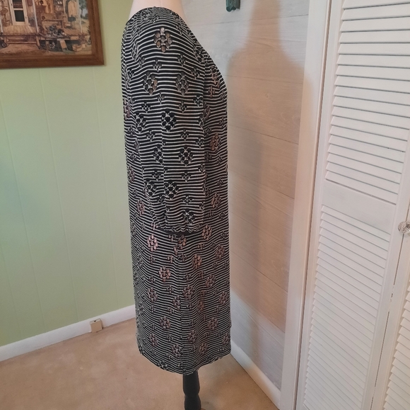 Madison Leigh black blush cutout dress sz 4 *M1 - Picture 4 of 6